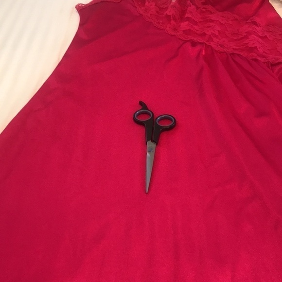 Vintage Vandemere Pink Lace Long Nightgown Size Large - Picture 14 of 14